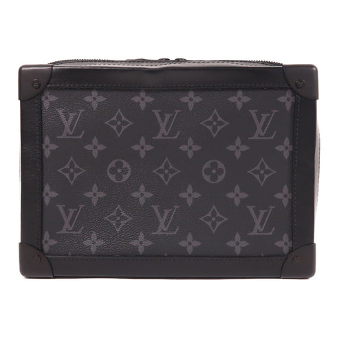 LOUIS VUITTON LV Soft Trunk Shoulder Bag M44730 Monogram Eclipse Black