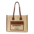 BURBERRY GHW Freya Tote Bag Canvas