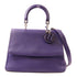 Christian Dior CD SHW Be Dior 2 Way Shoulder Handbag M0982PTRO Calfskin Purple