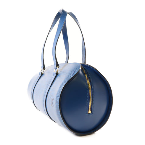 LOUIS VUITTON LV Soufflot Handbag M52225 Epi Blue v1