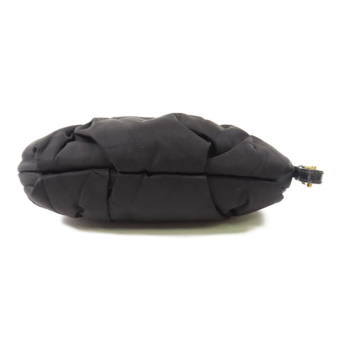 PRADA GHW Wrist Pouch Clutch Bag 1N1407 Nylon Black