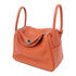 HERMES PHW Lindy 26 2 Way Shoulder Bag Taurillon Clemence Capucine
