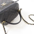 CHANEL CC GHW Vanity Bag Chain Shoulder Bag Calfskin Leather