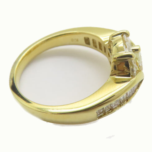 FINE JEWELRY 0.531ct Diamond Ring 18K Yellow Gold US#6.25
