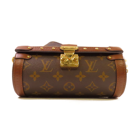 LOUIS VUITTON LV GHW Papillon Trunk Handbag Shoulder Bag M57835 Monogram Brown