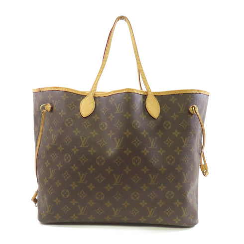 LOUIS VUITTON LV GHW Neverfull GM Tote Shoulder Bag M46978 Monogram Brown