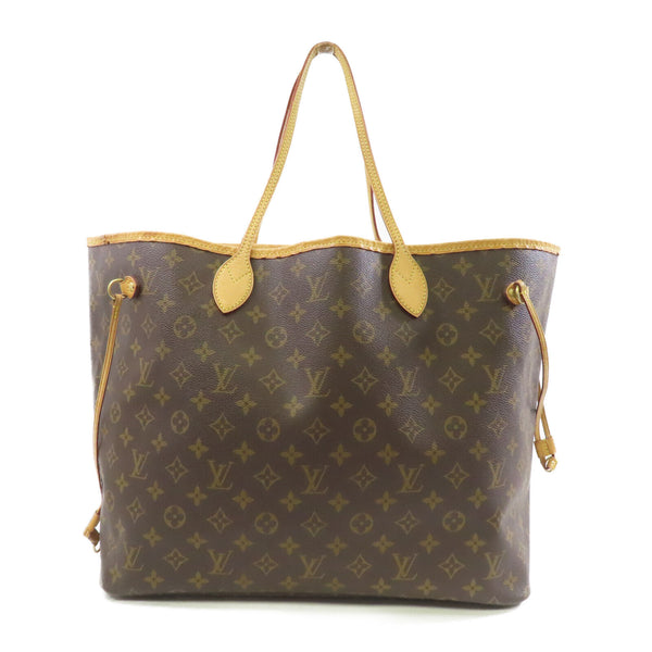 LOUIS VUITTON LV GHW Neverfull GM Tote Shoulder Bag M46978 Monogram Brown
