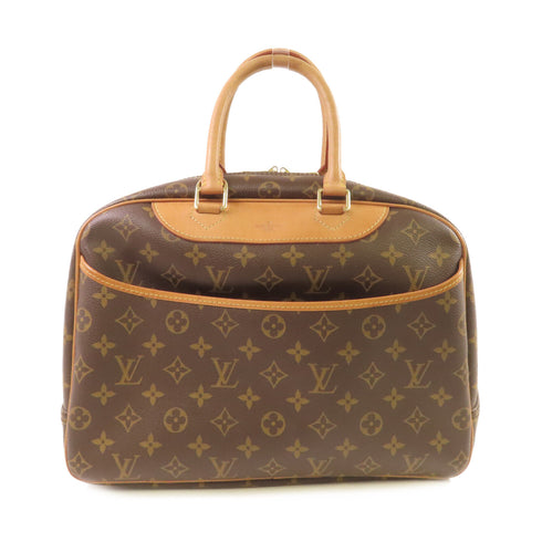 LOUIS VUITTON LV GHW Deauville Handbag M47270 Monogram Brown v1
