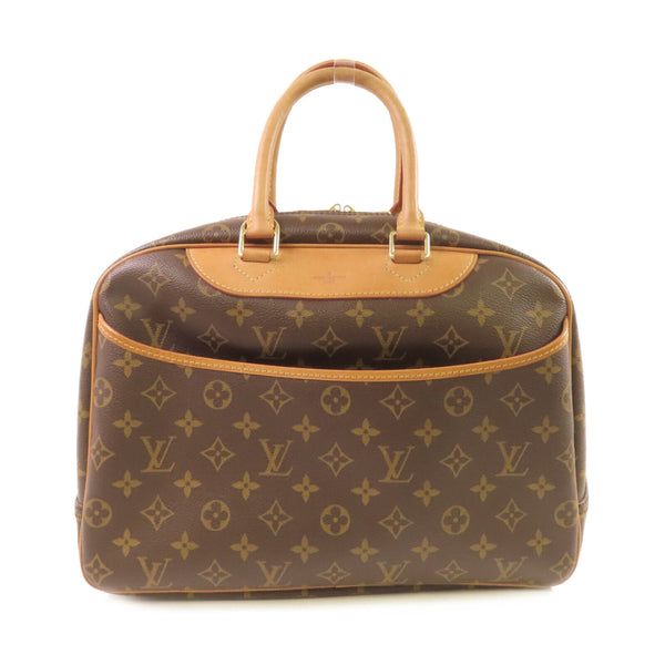 LOUIS VUITTON LV GHW Deauville Handbag M47270 Monogram Brown v1
