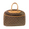 LOUIS VUITTON LV GHW Deauville Handbag M47270 Monogram Brown v1