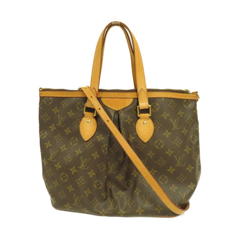LOUIS VUITTON LV GHW Palermo PM 2Way Shoulder Hand Bag Monogram M40156 Brown