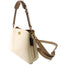 COACH GHW Willow 2 Way Shoulder Bag C25901 Leather White/Brown