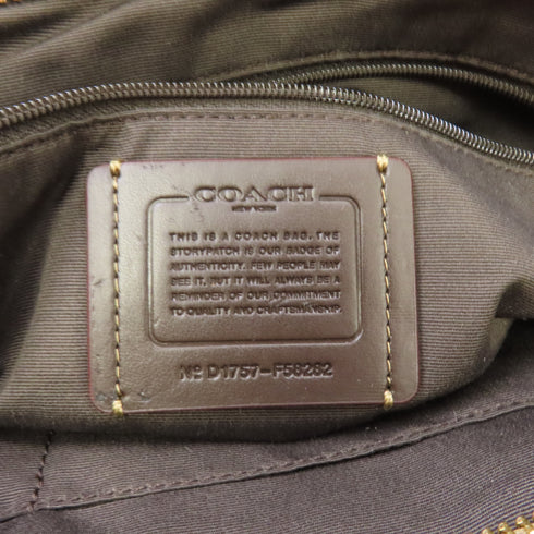 GUCCI GG GHW Tote Bag F58282 Canvas Brown