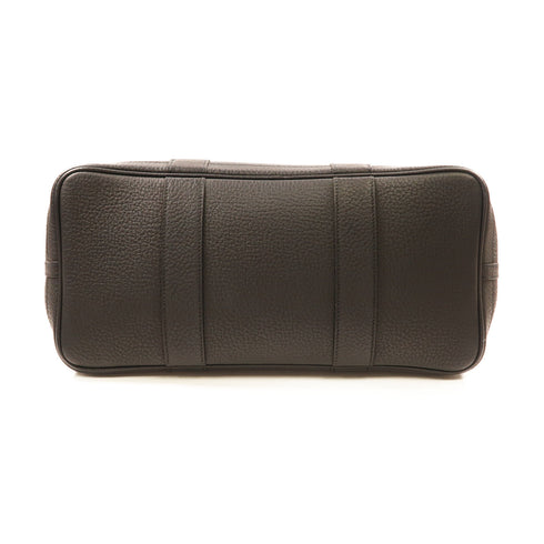 HERMES PHW Garden Party PM Totebag Negonda Leather Bleu Indigo Navy Blue