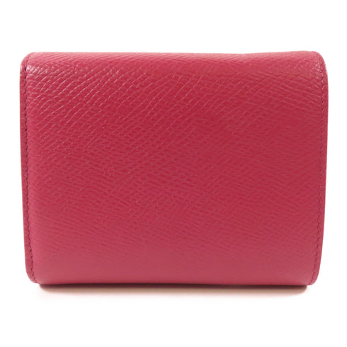 CELINE GHW Wallet Calfskin Leather Pink