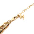 CHANEL GHW CC Choker Necklace L22/C Metal Gold Tone Color
