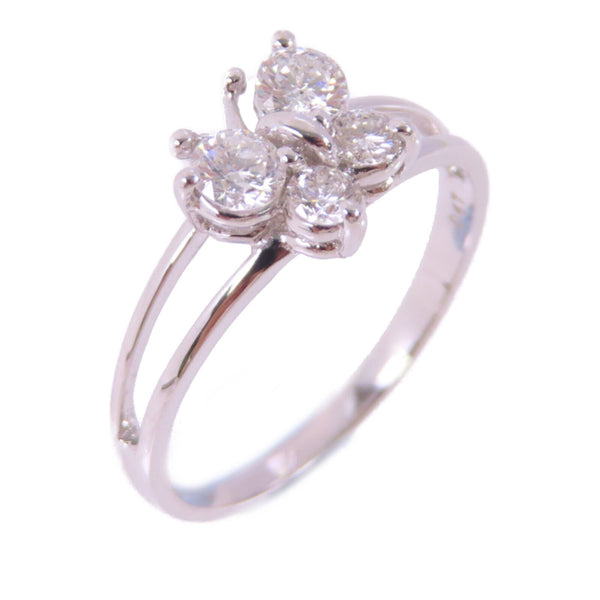 Fine Jewelry 0.47ct Diamond Ring US#6.5 18K White Gold