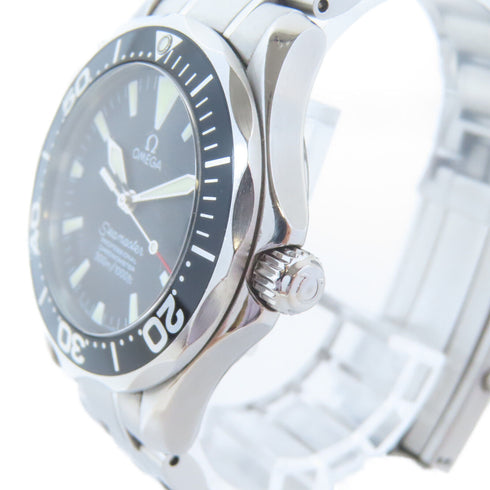 OMEGA Seamaster Automatic Movement Watch 2262.5 Stainless Steel Black #16.5cm