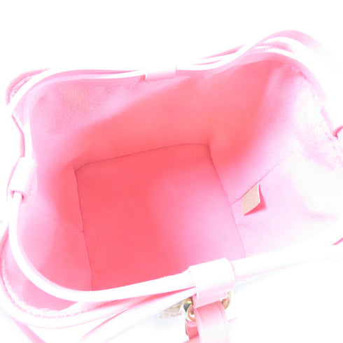 LOUIS VUITTON LV GHW Noe Purse Shoulder Bag M81112 Canvas Beige/Pink