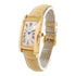 CARTIER Tank American Quartz Watch W2607456 18K Yellow Gold White