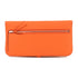 HERMES PHW Dogon MM Long Wallet Clemence Leather Orange