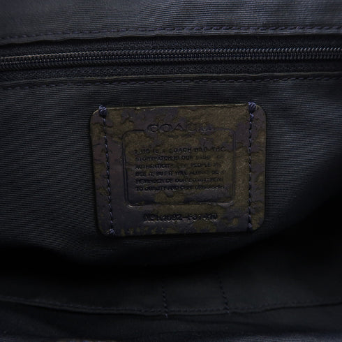 COACH GHW Backpack Rucksack Calfskin Leather