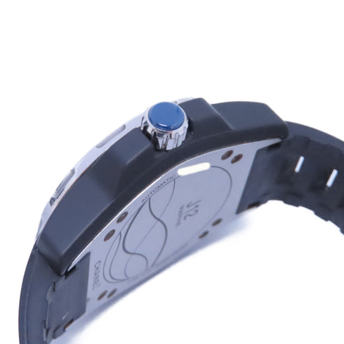 CHANEL CC J12 Quartz Watch H2656 Stainless Steel/Rubber Strap Black