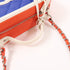 CHANEL CC SHW Vanity Case 2 Way Shoulder Bag Calfskin Leather Red Blue White