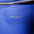 SAINT LAURENT YSL GHW 2 Way Shoulder Bag Handbag Lambskin Leather Blue