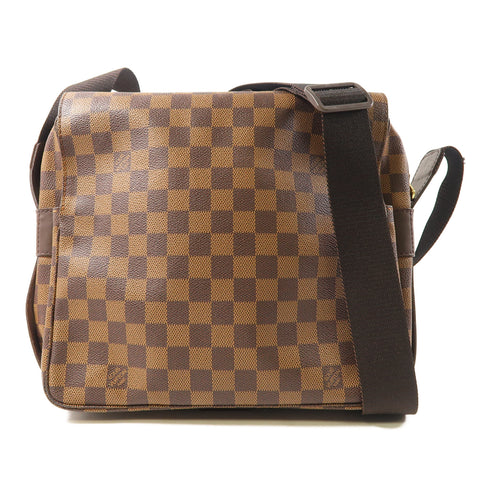LOUIS VUITTON LV GHW Naviglio Shoulder Bag N45255 Damier Ebene Brown