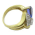 FINE JEWELRY 2.76ct Tanzanite 0.45ct Diamond Ring 18K Gold PT900 Platinum US#6