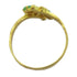 Fine Jewelry Jade Ring 24K Yellow Gold