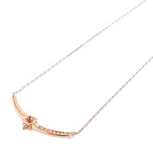 Jewelry SHW 0.282ct Diamond Necklace 18K White Gold 18K Rose Gold