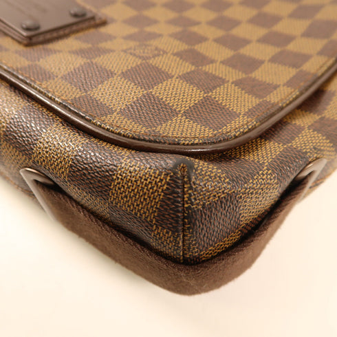 LOUIS VUITTON LV Brooklyn MM Shoulder Messenger Bag N51211 Damier Brown
