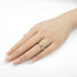 CARTIER Trinity Ring 18K Yellow Gold White Gold Rose Gold Cartier#49 US#4.75