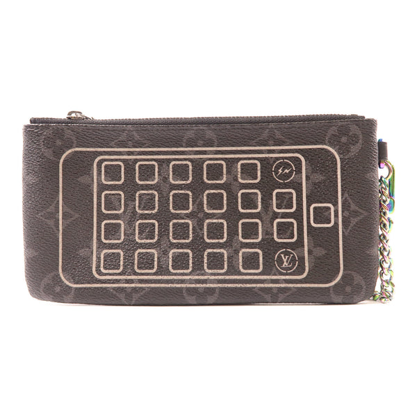 LOUIS VUITTON LV iPhone Case Monogram Eclipse M64433 Black