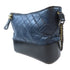 CHANEL Quilted CC Gabrielle Chain Shoulder Bag Calfskin Navy Black