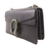 GUCCI GG SHW Dionysus Chain Shoulder Handbag 400249 Calfskin Leather Black
