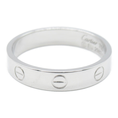 CARTIER Love Wedding Ring 18K White Gold Cartier#58 JP#17.5 US#8.25