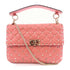 Valentino GHW 2 Way Chain Shoulder Bag Calfskin Leather Pink