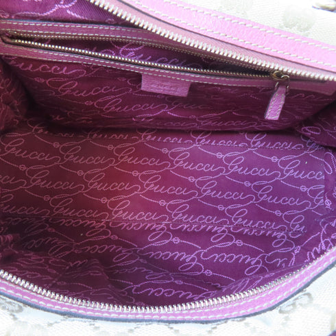 GUCCI GG GHW Boston Bag 154180 Canvas Brown/Pink