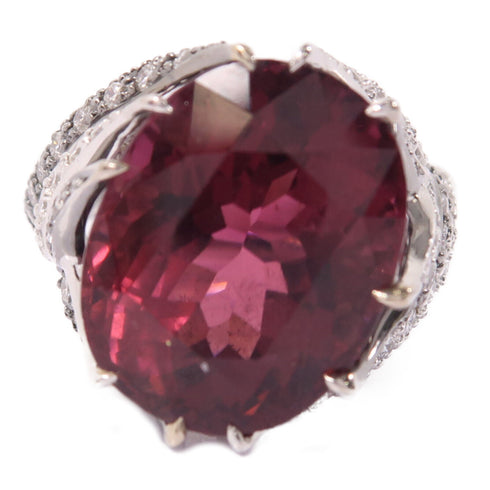 Fine Jewelry Tanzanite 1.51ct Diamond Ring Accessories US#7 18K White Gold