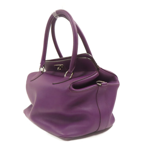 HERMES PHW Toolbox 26 2 Way Shoulder Bag Handbag Swift Leather Anemone