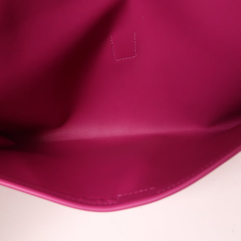 HERMES Jige Elan 29 Clutch Swift Leather Rose Pourpre