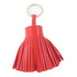 HERMES PHW Carmen Charm Key Ring Veau Swift Leather Red