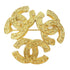 CHANEL CC Brooch Pin Metal Gold v1