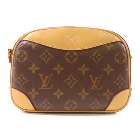 LOUIS VUITTON LV GHW Deauville Mini Shoulder Bag M45528 Monogram Brown