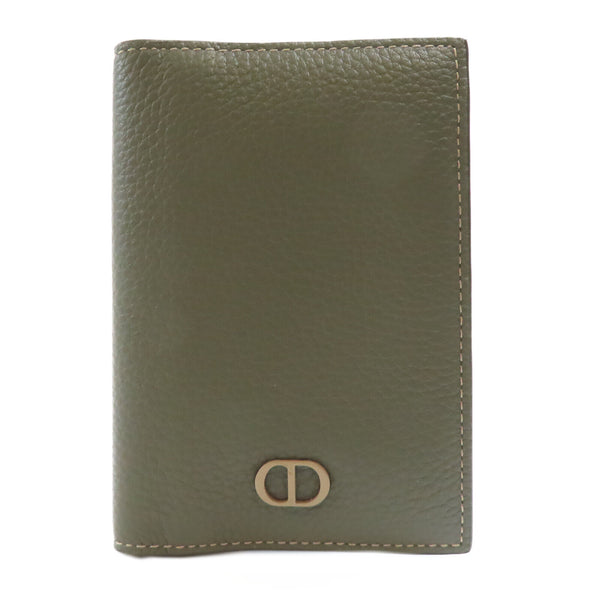 Christian Dior CD Card Case LESCH138CDI Calfskin Leather Green