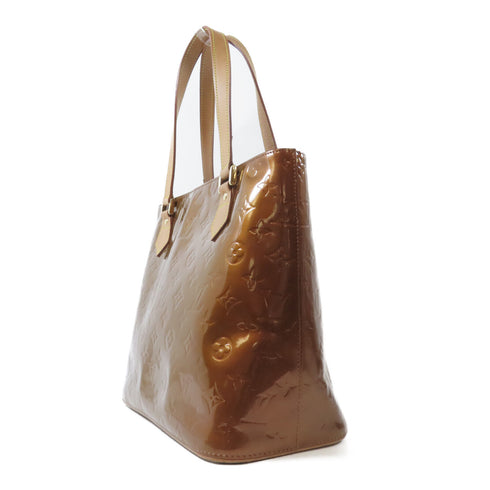 LOUIS VUITTON LV GHW Vernis Houston Shoulder Bag M91122 Vernis Brown