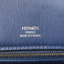 HERMES PHW Birkin 25 Hand Bag Swift Leather Navy Blue